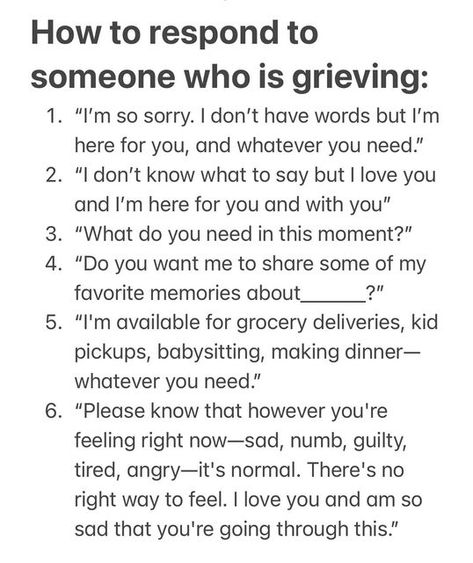 Dr. Caroline Leaf on Instagram: "Unfortunately we will all experience grief at some point in our lives. I don’t know about you but I often feel like I need to know exactly how to respond when someone is grieving, and I need to know the exact right words or I am failing somehow. But the thing is- people who are grieving just want love and support. And in an effort to help you find the right things to say or text, here are some tips. Swipe through to see what NOT to say. What would you add t How To Comfort Someone, Dr Caroline Leaf, Global Mental Health, Caroline Leaf, Bereavement Support, Bible Text, Writing Therapy, Speak Life, Healthy Relationship Advice