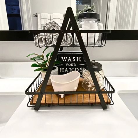 Bathroom tray decor