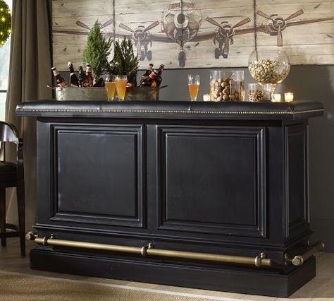 ultimate bar pottery barn | Storage Furniture - Ultimate Bar | Pottery Barn - bar, cabinet.  Getting in Nov 2013! Pottery Barn Bar, Free Standing Bar, Coin Bar, Home Bar Rooms, Bar Designs, Home Bar Designs, Home Bar Furniture, Entertainment Bar, Diy Bar