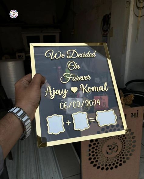 THUMB PRINT FRAME 🖼️ • Price :- 1. 1320rs 2. 1430rs 3. 1200rs - shipping charge extra 📍: Shipping in pan India. • Customised thumb prints available. #amdavaddecorwala #thumbprintframe #thumbprint #weddinggift #engagementgift #welcomegift Diy Engagement Decorations, Thumbprint Art, Thumb Print, Creative Wedding Gifts, Thumb Prints, Wedding Crafts Diy, Engagement Decorations, Custom Wedding Gifts, Welcome Gifts