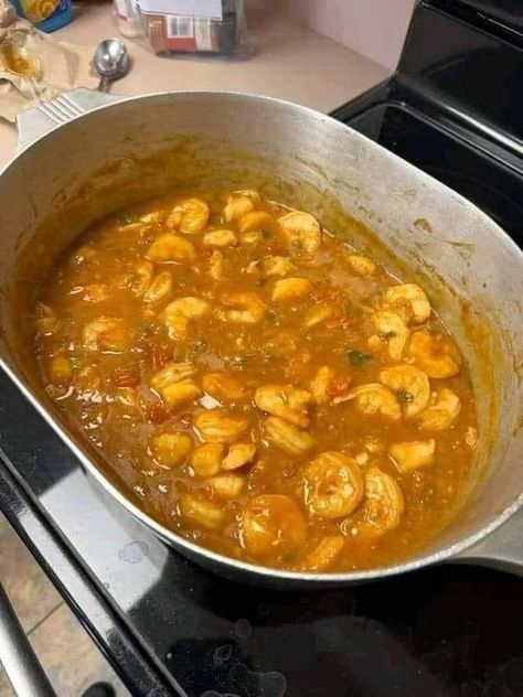 Cajun memes | Cajun Shrimp Étouffée | Facebook Cajun Shrimp Etouffee, Shrimp Etouffee Recipes Louisiana, Hot Water Cornbread Recipe, Roaster Recipes, Etouffee Recipe, Shrimp Etouffee, Grandma Cooking, Louisiana Cajun, Cajun Food