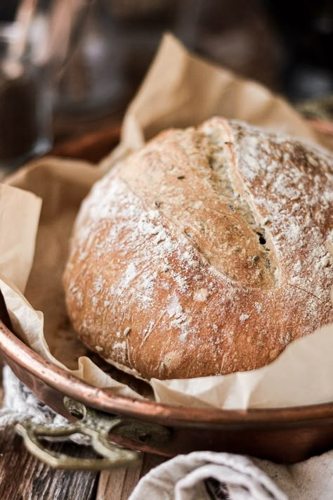 The easiest no knead bread recipe, tested at high altitude. This bread has a crusty exterior and chewy interior, and can be customized with a variety of herbs and spices. High Altitude Bread Recipe, Bread Rustic, Yeast Dough Recipe, Crusty Bread Recipe, Fluffy Bread, High Altitude Baking, Dutch Oven Bread, Knead Bread Recipe, Homemade Bread Easy