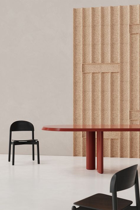 Parenthese - Greenmood - Sustainable Acoustics Cork Wall Tiles, Cork Panels, Cork Tiles, Wall Panel Design, Cork Wall, Wooden Wall Panels, Acoustic Solutions, Acoustic Wall Panels, Acoustic Wall