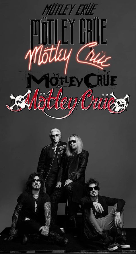 Mötley Crüe wallpaper iPhone world tour 2023 crue heads Motley Crue Album Covers, Motley Crue Wallpaper Iphone, Motley Crue Wallpaper, Motley Crue Logo, Hard Rock Aesthetic, Motley Crue Poster, Kiss Album Covers, Motley Crue Albums, Tommy Lee Motley Crue