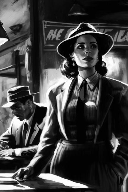 1920s Detective, Detective Drawing, Woman Detective, Film Noir Detective, Vintage Detective, Detective Costume, Noir Detective, Pulp Adventure, Female Detective