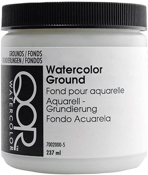 Amazon.com: QoR Watercolor Ground, 8 Oz : Everything Else Watercolor Ground, Acrylic Gel Medium, Gel Medium, Painting Media, Acrylic Gel, Fluid Acrylics, Acrylic Oil Painting, Watercolor Sketch, Traditional Paintings