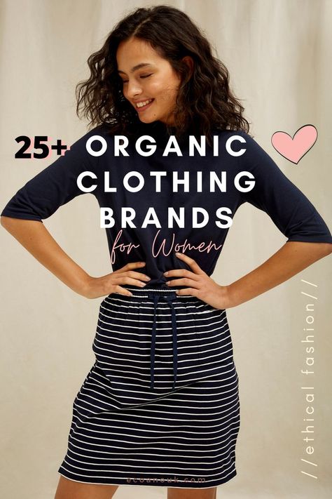 Wondering where to buy non-toxic, organic clothing? This is a list of organic clothing brands for women that you should check out. #organiccotton #nontoxic #clothing #organic #sustainable #brands Non Toxic Clothes, Organic Clothes Women, Plastic Clothing, Toxic Clothing, Thought Clothing, Organic Clothing Women, Sustainable Womens Clothing, Toxic Products, Recycled Dress