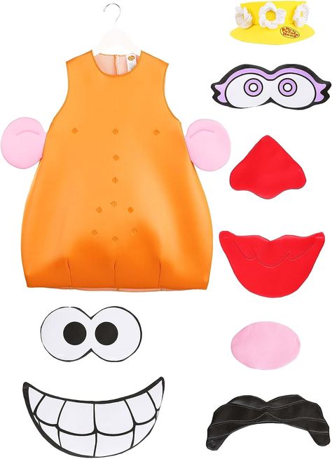 Amazon.com: Disguise mens Mr Potato Head Adult Sized Costumes, Multi, XL 42-46 US : Clothing, Shoes & Jewelry Toy Story Couple Costumes, Toy Story Couple, Potato Head Costume, Mr Potato Head Costume, Toy Costumes, Long White Gloves, Buzz Lightyear Costume, Mrs Potato Head, Best Couples Costumes