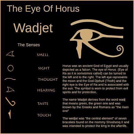 We the æther 道♡ॐ✝️☯️☸️𓂀🔥’s Instagram profile post: “The Eye of Horus𓂀 was found under the 12th layer of bandages on Tutankhaman's mummy. The eye is represented as a figure with 6 parts. These…” Kemetic Spirituality, The Eye Of Horus, Egyptian Eye, Gods Of Egypt, Eye Of Ra, Under Your Spell, African Spirituality, Ben Drowned, Egyptian Tattoo