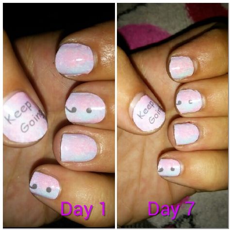 My semicolon wraps love them! Semicolon Nail Design, My Jam, Dream Nails, Girls Night, Nail Ideas, Nail Designs, Nails