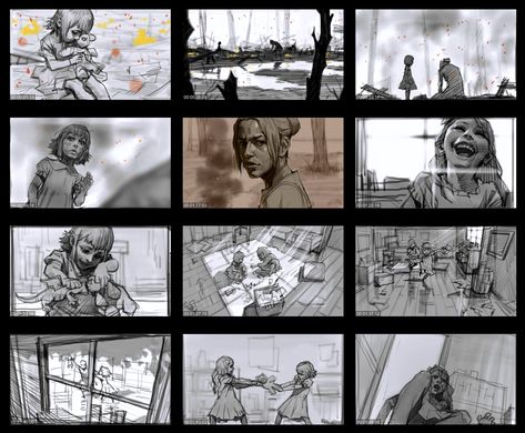 ArtStation - League of Legends Annie Origins Storyboard-1, Seung Eun Kim Seung Eun Kim, Story Beats, Storyboard Film, Storyboard Examples, Storyboard Art, Storyboard Drawing, Storyboard Ideas, Filmmaking Cinematography, Storyboard Template