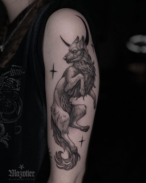 Brno! 🔥 I’ll be visiting you for the first time in a few weeks and I still have a few spots available at @revolt.ink , hit me up before they’re all gone! My idea or yours 🫡 . . . . #brno #brnotattoo #czech #czechtattoo #blackwork Medieval Wolf Tattoo, Running Wolf Tattoo, Witchy Sleeve Tattoo, Wolfpack Tattoo, Black Wolf Tattoo, Wolf Tattoo For Women, Hellhound Tattoo, Boar Tattoo, Czech Tattoo