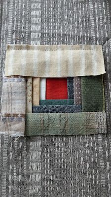 COLOURS AND FABRICS: Manx log cabin Log Cabin Pattern, Log Cabin Patchwork, Modern Quilt Blocks, Log Cabin Quilt Pattern, Log Cabin Quilt Blocks, Japanese Quilts, String Quilts, Wool Quilts, Log Cabin Quilts