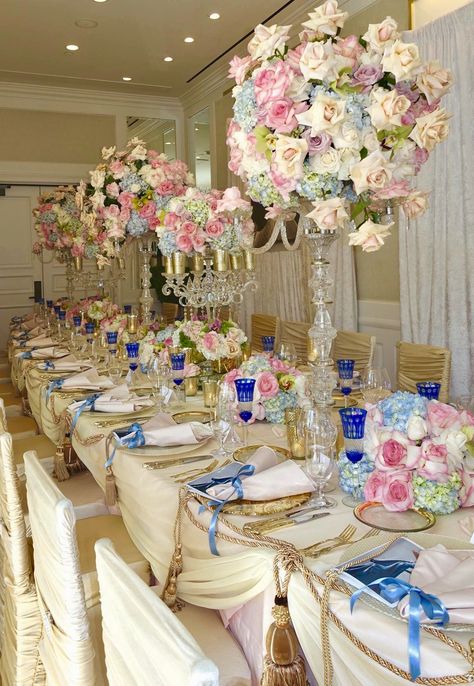 The flowers and decor today at the Charles James, Versailles themed birthday party at The Peninsula Beverly Hills took my breath away. #charlesjames #versailles #flowers #opulence #pastels #party Versailles Party Decorations, Versailles Themed Party, Versailles Party, Palace Theme Wedding Decor, Marie Antoinette Themed Wedding, Palace Of Versailles Wedding, 27 Dresses, Prom Theme, Quinceanera Themes