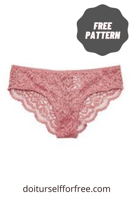 Pantie Pattern Free, Panty Sewing Pattern Free, Panty Pattern Sewing, Sewing Lingerie Patterns, Panty Sewing Pattern, Free Bra Pattern, Panty Pattern, Panty Sewing, Panties Pattern