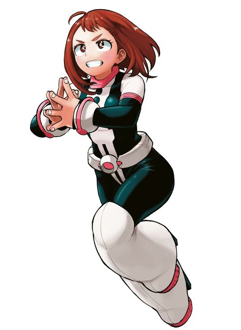 Drawing Base Poses Female, Mha Pose Reference, Pony Mha, Ochako Manga, Ochako Cosplay, Uraraka Cosplay, Cosplay Poses, Ochaco Uraraka, Stylish Artwork