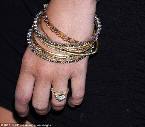 'I love that it's old and has a story': Miley's vintage 3.5 carat Neil Lane engagement ring Miley Cyrus Engagement Ring, Miley Cyrus Wedding, Neil Lane Engagement Rings, Long Engagement, Neil Lane, Liam Hemsworth, The Promise, Designer Engagement Rings, Miley Cyrus