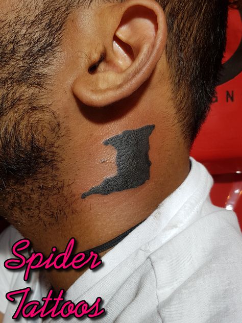 Trinidad Tattoo by Spider  #trinidadtattoo #necktattoo #tattoo #tattoosbyspider #needlesink #spidertattoostudio #needlesinktattoos #spidertattoos #spidertattooschaguanas #bishoprotary Trinidad And Tobago Tattoo, Trinidad Tattoo Ideas, Trinidad Tattoo, Salmon Tattoo, Spider Tattoo, Neck Tattoo, Ear Tattoo, Behind Ear Tattoo, Trinidad