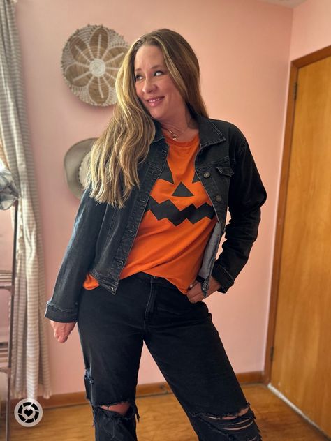 Halloween T-shirt! Use code ejtobi to save at checkout! Pumpkin T-shirt Follow my shop @Femmepetal1 on the @shop.LTK app to shop this post and get my exclusive app-only content! #liketkit #LTKSeasonal #LTKHalloween #LTKstyletip @shop.ltk https://liketk.it/4io7r Halloween Outfit, Halloween Prints, Halloween T Shirt, Halloween Tshirts, Halloween Outfits, Neck T Shirt, I Shop, Crew Neck, Halloween