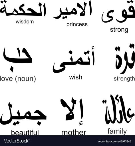 Arabic Symbols Tattoo, Arabic Symbols, Arabic Writing Tattoo, Tattoo Word Fonts, Arabic Tattoo Design, Tattoo Name Fonts, Writing Tattoo, Fonts For Tattoos, Symbols Tattoo