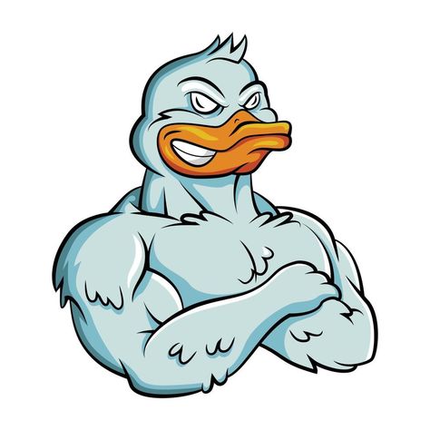 Buff Duck, Mascot Illustration, Duck Logo, Duck Cartoon, Cityscape Photos, Logo Banners, Cartoon Images, Nature Backgrounds, Custom Illustration