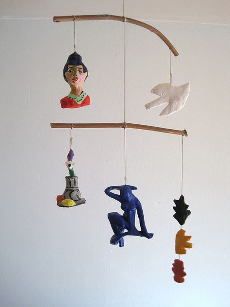 Mobile Art, Hanging Mobile, Ceramics Pottery Art, Clay Projects, Ceramic Sculpture, Art Education, Clay Art, Clay Crafts, Ceramic Art