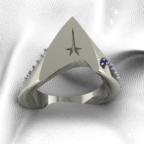 Trek Quotes, Star Trek Wedding, Star Trek Jewelry, Star Fleet, Star Trek Merchandise, Groom Details, Geeky Wedding, Nerdy Wedding, Fandom Jewelry