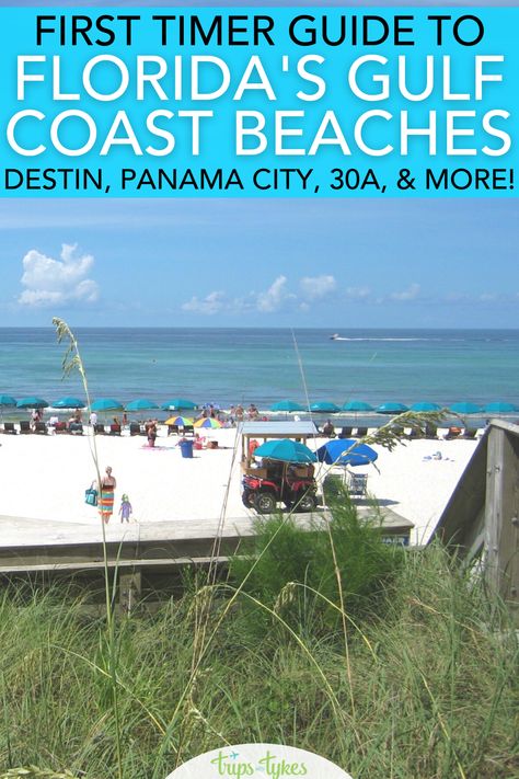 Considering a trip to the beaches of the Florida Panhandle? Tips and all your first time traveler questions answered about Florida's Emerald Coast, including Pensacola, Destin, 30A, Panama City Beach, and more. Best airports, where to stay, and things to do! Florida Panhandle Beaches, Florida Panhandle Things To Do, Inlet Beach Florida, Panama City Beach Florida Restaurants, Florida Gulf Coast Beaches, Panhandle Florida, Emerald Coast Florida, Navarre Beach Florida, Florida Vacation Spots