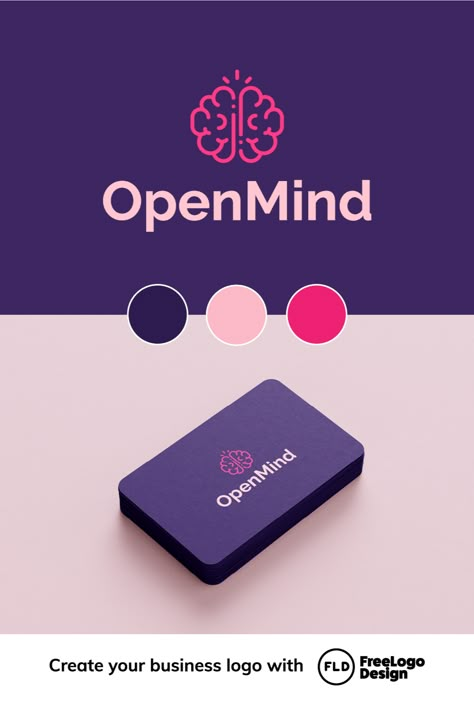 Brain Logo Templates | Free Logo Design logographicdesign #logoforsale💣 Purple Branding, Purple Logo Design, Free Business Logo, Logo Maker Free, Brain Logo, Free Logo Design, Business Fonts, Free Logo Templates, Tech Logo