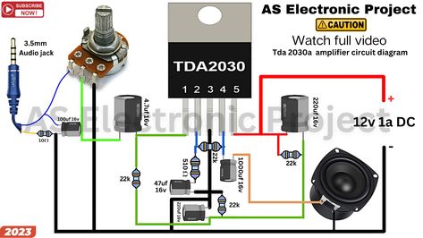 Tda2030 ic circuit diagram Tda2030 Amplifier Circuit, Diy Sound System, Amplifier Circuit Diagram, Sony Led, Basic Electronic Circuits, Mini Amplifier, Electronic Circuit Design, Electrical Circuit Diagram, Simple Circuit