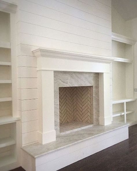 Classic Annie.: House Update - Fireplaces Fireplace Hearth Raised, Fireplace With Hearth Seating, Diy Fireplace Hearth, Raised Fireplace Hearth, Raised Hearth, Brick Fireplace Makeover, Fireplace Hearth, Fireplace Ideas, Diy Fireplace