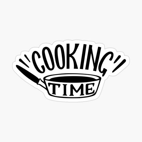 Chef Aesthetic, Cooking Stickers, Midnight Diner, 2024 Stickers, Cooking Lover, Kitchen Stickers, Chef Coat, Chef Hat, Sticker Ideas