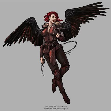 Drawing Angels, Winged People, D&d Minis, Angel Artwork, Fantasy Races, Concept Art Character, Skyfall, Angels And Demons, Fantasy Rpg