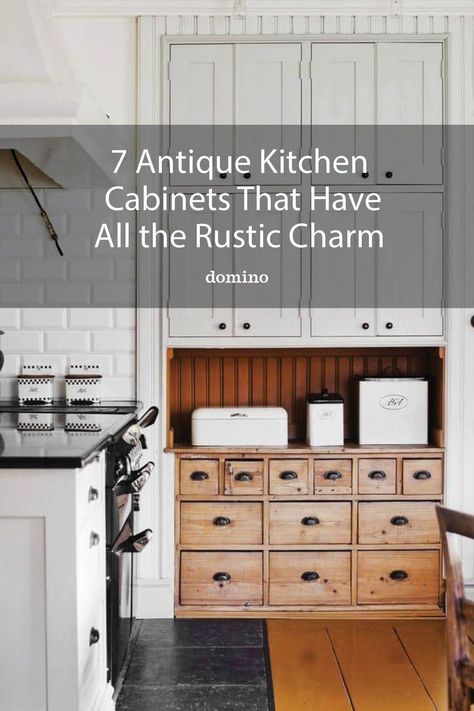 Kitchen Armoire, Cottage Cabinet, Old Farmhouse Kitchen, Antique Kitchen Cabinets, Tall Kitchen Cabinets, Vintage Kitchen Cabinets, House Pantry, Old Fashioned Kitchen, Upper Kitchen Cabinets