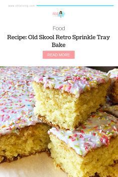 Old School Puddings, School Puddings, Old School Cake, School Desserts, School Dinner Recipes, School Cakes, Cake With Sprinkles, Old School Recipes, School Dinner