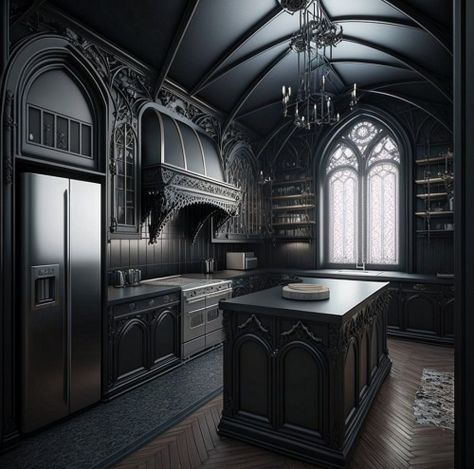 Gothic Apartment, Goth Mansion, Victorian Gothic Interior, Gothic Lifestyle, Home Sweet Hell, Gothic Manor, Gothic Homes, Goth House, Goth Houses