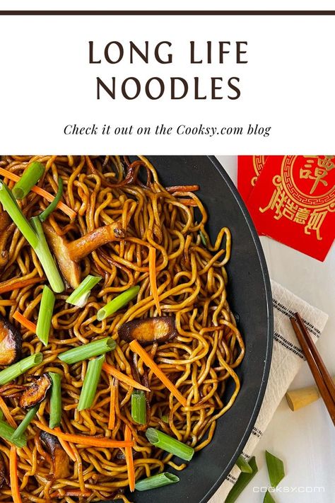 Happy Lunar New Year! Start your year off with our Long Life Noodles. It's such a simple tasty dish to put together, especially with Cooksy there to guide you. This recipe has layers of flavors covering the noodles that symbolize the wish for longevity. Wishing you all prosperity, health, and happiness in the Year of the Tiger! #cooksy #cooksyofficial #cookingwithcooksy #cooksycrew #smartkitchen #cookingassistant #cookingdevice #guidedrecipe #noodles #chinesenewyear #lunarnewyear Long Noodles For New Years, Long Life Noodles Recipe, Beef Chow Mein Recipe, Long Life Noodles, Chow Mein Sauce, Stir Fry With Vegetables, Beef Noodle Stir Fry, Beef Chow Mein, Noodle Stir Fry