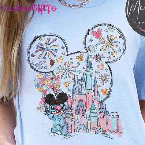 Watercolor Disney Castle Shirt Stitch Mickey Minnie Toy Story Vacay Mode Custom Name Classic T-Shirt Check more at https://customgiftto.com/product/watercolor-disney-castle-shirt-stitch-mickey-minnie-toy-story-vacay-mode-custom-name-classic-t-shirt/ Watercolor Disney Castle, Minnie Toys, Vacay Mode, Disney Castle, Mickey Minnie, Toy Story, Custom Name, Orlando, Classic T Shirts