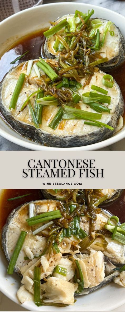 Cantonese Steamed Fish (清蒸鱼) Chinese Steamed Fish, Rice With Veggies, Steamed Fish Recipes, Chinese Banquet, Butterfly Shrimp, Garlic Chicken Pasta, Chinese Fish, Can Tomato Sauce, Fried Mushrooms