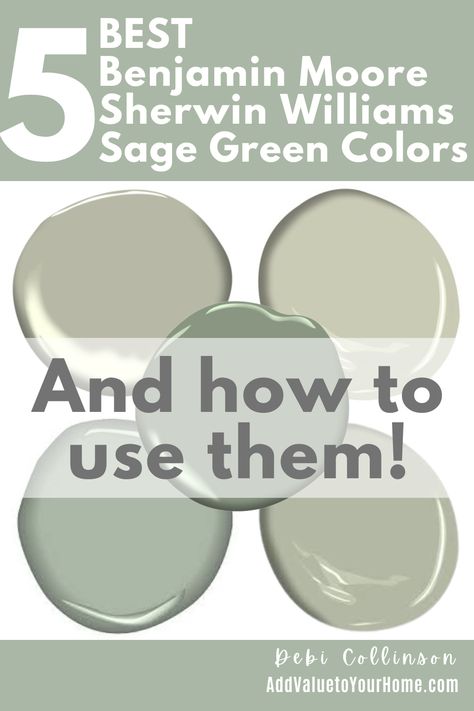 Sage green is an earthly muted shade of green + gray. Its the perfect marriage of these two colors and its crazy versatile. Depending on the shade and intensity, sage green can be used in any room or exterior. Its just a matter of finding the right color for your space!

Check out my favorite 5 BEST Sherwin Williams & Benjamin Moore sage green paint colors.

| sage green paint colors | Best Sherwin Williams Sage Green Paint Colors | Best Benjamin Moore Sage Green Paint Colors Bm Gray Green Paint Colors, Muted Green Living Room Walls, Sw Light Green Paint Colors, Sage Green And Black Laundry Room, Clary Sage Sherwin Williams Kitchen, Sage Wall Color Living Room, Green Colors Sherwin Williams, Shades Of Green Sherwin Williams, Privilege Green Sherwin Williams Kitchen