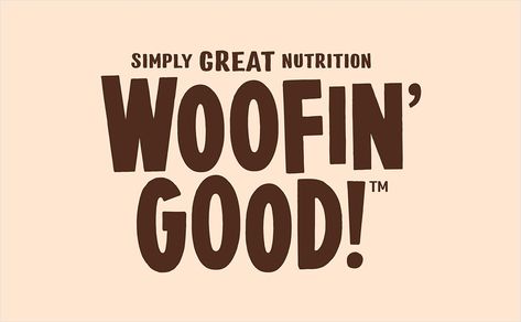 Hulsbosch Brands New 'Woofin’ Good!' Dog Food Range - Logo-Designer.co Pet Branding Design Packaging, Dog Food Branding Design, Dog Food Logo Design, Dog Food Branding, Dog Food Logo, Pet Food Logo, Dog Nutrition Homemade, Nutritional Yeast Benefits, Pet Branding