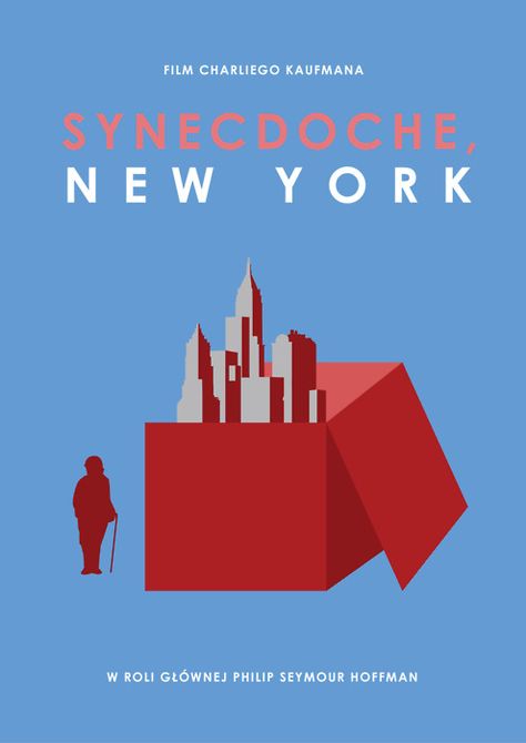 Synecdoche, New York Synecdoche New York Poster, Synecdoche New York, Charlie Kaufman, Alt Posters, Samantha Morton, Philip Seymour Hoffman, Film Posters Art, New York Poster, Western Movie