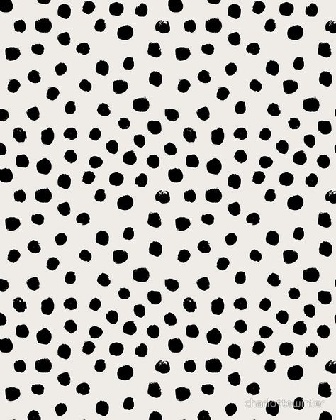 "Preppy brushstroke free polka dots black and white spots dots dalmation animal spots design minimal" Art Print by charlottewinter | Redbubble Theme Tattoo, Dots Wallpaper, Minimal Prints, Dotted Fabric, Design Minimal, Polka Dot Pattern, Dots Pattern, White Patterns, Brush Strokes