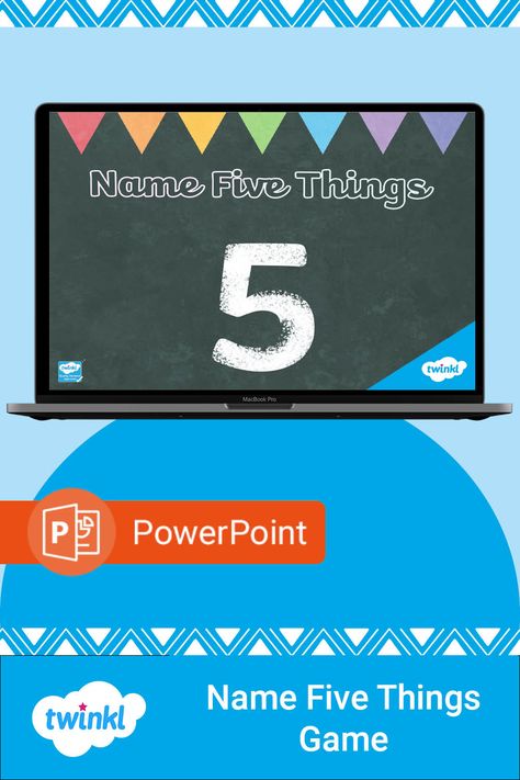 This name 5 things PowerPoint is a great way to get learners discovering new things about each other and having fun at the end of term, or any time you need a simple, wind-down activity that works their memory and creative thinking skills. These questions are the perfect opportunity for students to develop gratitude and learn more about themselves and others, too, as they have fun. It can also be a great discussion starter. It can be used with learners of all ages as a bit of fun. Name 5 Things Game Questions, Name 5 Things Game, Game Questions, Creative Thinking Skills, English Teaching Resources, Discussion Starters, End Of Term, English Teaching, English Resources