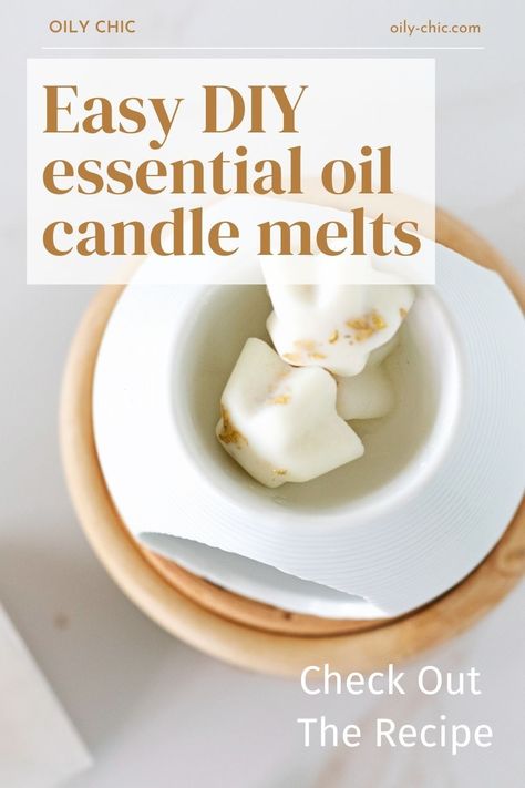 You'll love making these easy DIY essential oil candle melts with orange, cinnamon, and juniper. Shaped into sweet little stars that sparkle—because why not? Check out the recipe! Wax Melt Diy, Soy Wax Melts Diy, Diy Candle Melts, Make Wax Melts, Essential Oil Candles Diy, Wax Melts Recipes, Homemade Gifts For Friends, Diy Wax Melts, Candle Melts