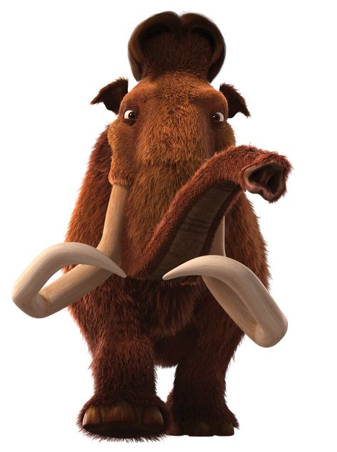 Manfred, better known as Manny, is the main protagonist of the Ice Age series. He is a woolly mammoth. He is Ellie's love interest and later, her husband, Peaches' father, and Sid and Diego's best friend. He is the main protagonist of the films (except for Dawn of The Dinosaurs, as he appears as the deuteragonist), a major character in the Christmas Special, and the deuteragonist of the Easter Special. He is voiced by Ray Romano, who also portrays Ray Barone in Everybody Loves Raymond. In Japane Ice Age 5, Ice Age Sid, Ice Age Collision Course, Ice Age Movies, Blue Sky Studios, Woolly Mammoth, Easter Specials, Wooly Mammoth, Baby Dino