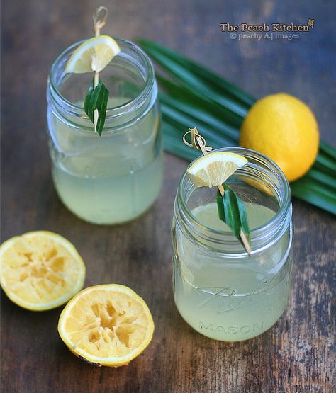 Pandan Lemonade | The Peach Kitchen Pandan Leaf, Filipino Food Dessert, Peach Kitchen, Drink Ideas, Signature Drinks, Filipino Recipes, Halloween Recipes, Perfect Desserts, Food Industry