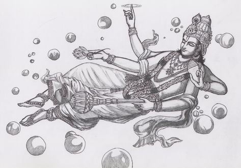 Lord Vishnu Art, Shiva illustration #God Lord Vishnu #sleep #lord #vishnu #720P #wallpaper #hdwallpaper #desktop Lord Vishnu Sketch, Vishnu Sketch, Lord Vishnu Art, Vishnu Art, Chaitanya Mahaprabhu, Sketch Wallpaper, Lord Narasimha, Narasimha Swamy, Sanatana Dharma