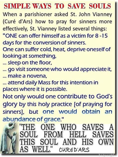 St. John Vianney on saving souls. St John Marie Vianney, Souls In Purgatory, Catholic Prayers Daily, Saints Quotes, St John Vianney, Traditional Catholicism, Catholic Beliefs, Saint Quotes Catholic, Catholic Images