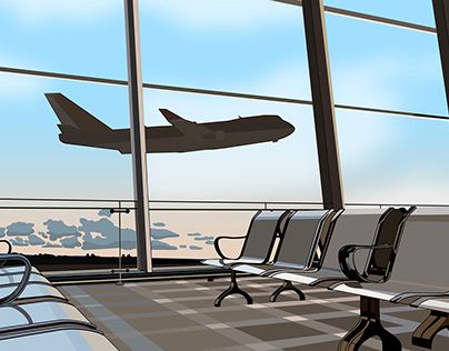 Check out new work on my @Behance profile: "The Airport and Planes | Background" http://be.net/gallery/105385657/The-Airport-and-Planes-Background Airport Illustration Art, Airport Drawing, Airport Background, Airport Illustration, Airport Gate, Plane Illustration, Airport Theme, Airplane Illustration, Composition Drawing